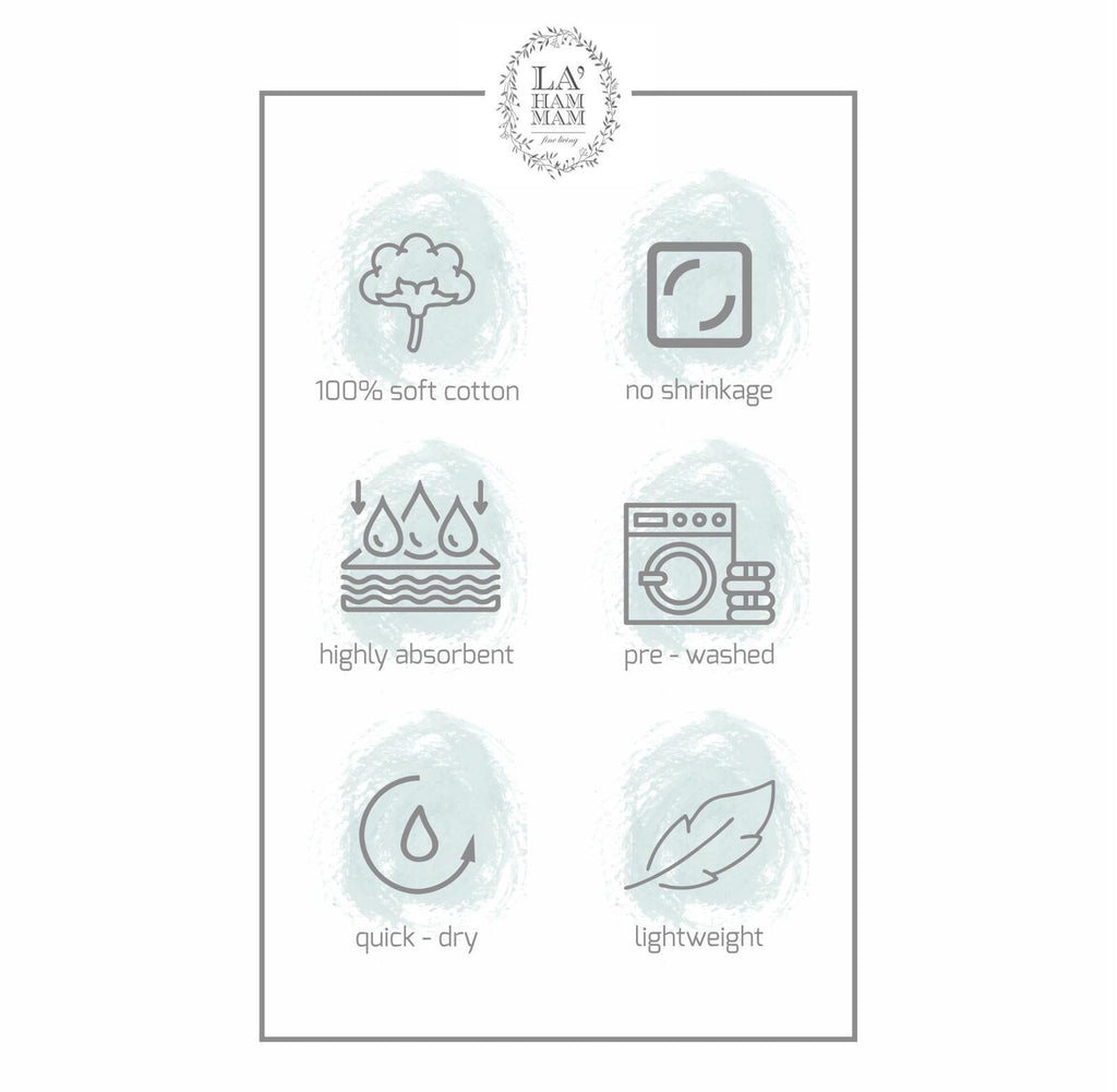 Hammam Peshtemal Pure Cotton Beach Towel