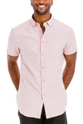 SIGNATURE SHORT SLEEVE BUTTON DOWN SHIRT M3514